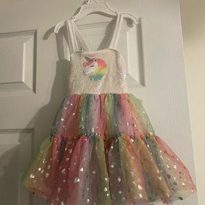 Unicorn toddler tutu dress